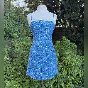 NWT French Connection Blue and White Mini Dress - Size 4